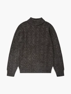 Cable Knit Roll Neck Jumper