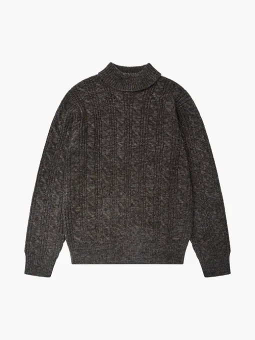 Cable Knit Roll Neck Jumper