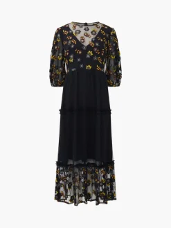 Camielle Embroidered Midi Dress