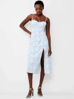 Camille Echo Crepe Strappy Dress