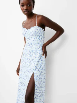 Camille Echo Crepe Strappy Dress