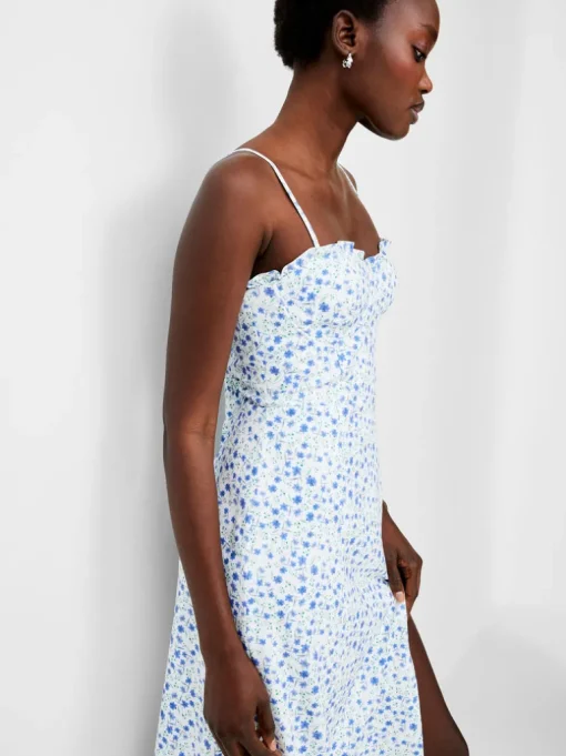 Camille Echo Crepe Strappy Dress