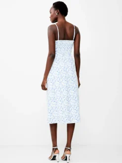 Camille Echo Crepe Strappy Dress