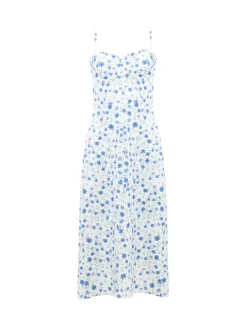 Camille Echo Crepe Strappy Dress
