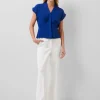 Carmen Recycled Crepe Blouse