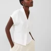 Carmen Recycled Crepe Blouse