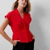 Carmen Recycled Crepe Blouse