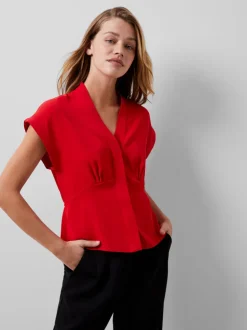 Carmen Recycled Crepe Blouse