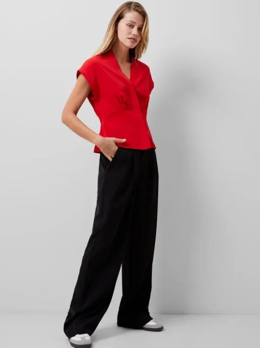 Carmen Recycled Crepe Blouse