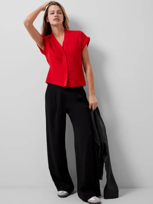 Carmen Recycled Crepe Blouse