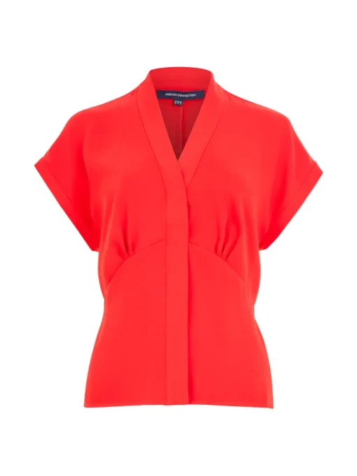 Carmen Recycled Crepe Blouse