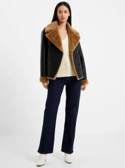 Cerys PU Faux Fur Jacket