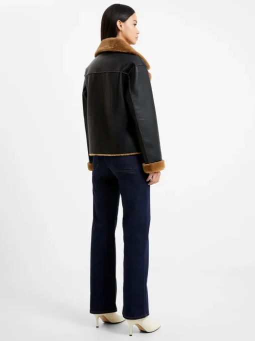 Cerys PU Faux Fur Jacket