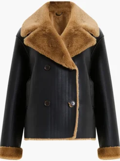 Cerys PU Faux Fur Jacket