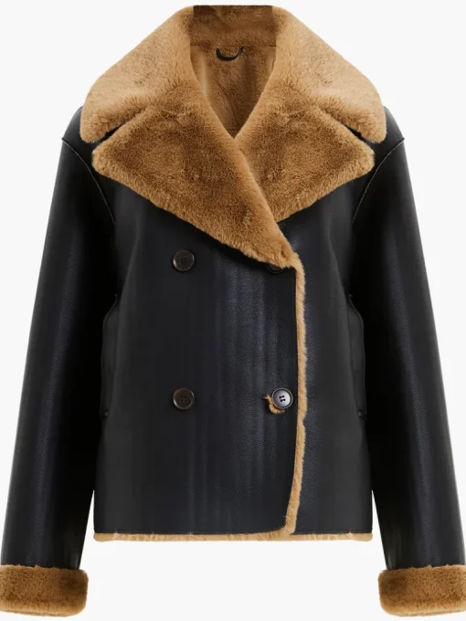 Cerys PU Faux Fur Jacket