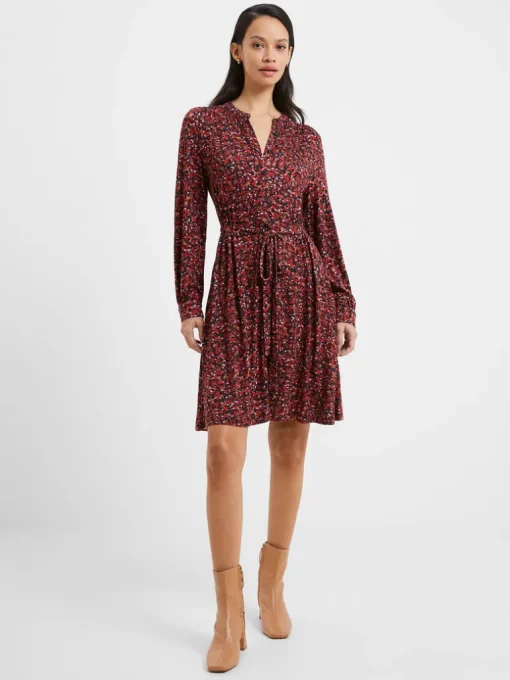 Clara Meadow Jersey Shirt Dress