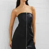 Claudia PU Dress
