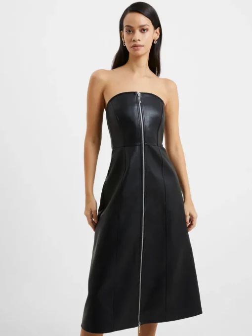 Claudia PU Dress