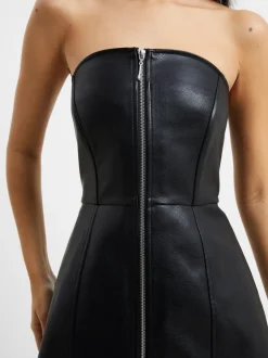 Claudia PU Dress