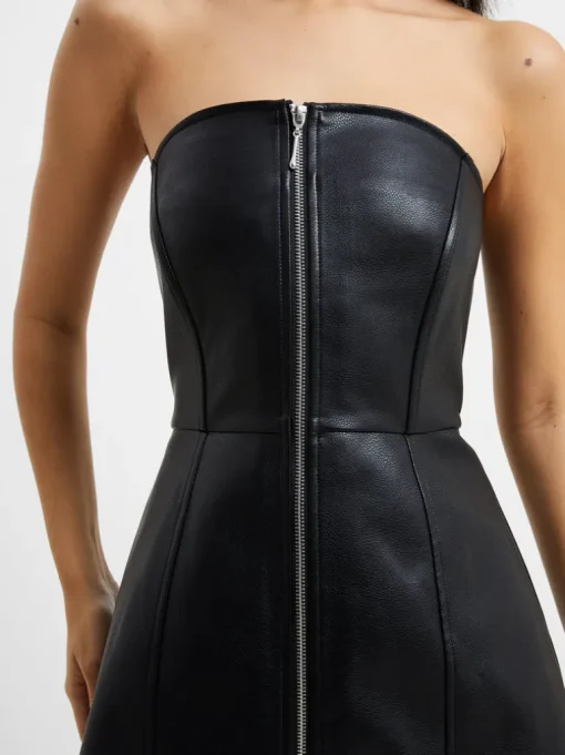 Claudia PU Dress