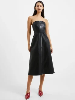 Claudia PU Dress
