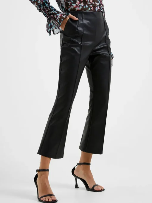 Claudia PU Stretch Trousers