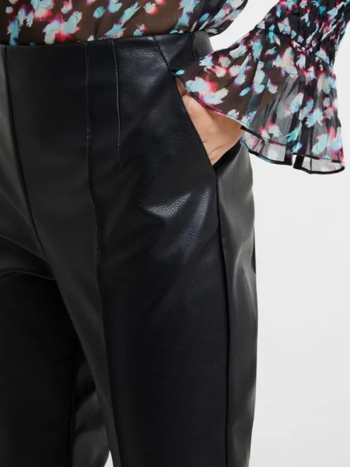 Claudia PU Stretch Trousers