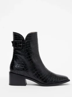 Connic Croc Ankle Boots