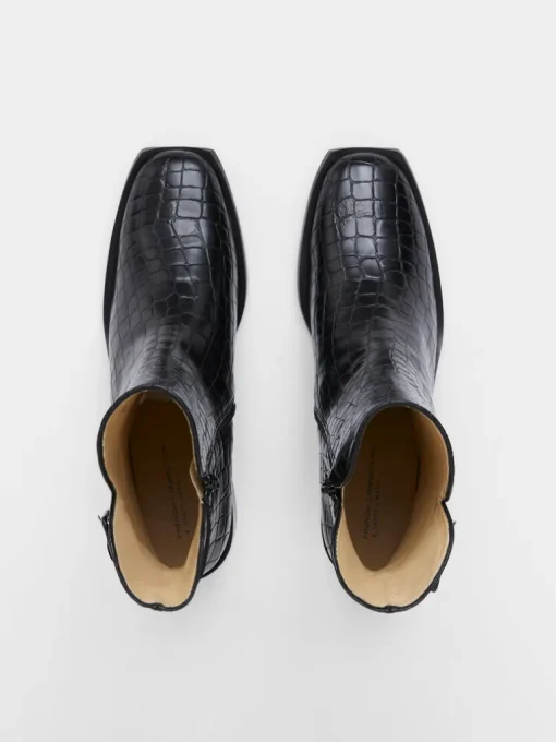 Connic Croc Ankle Boots