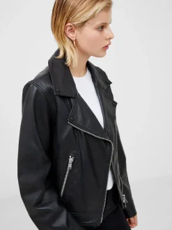 Connie Leather Biker Jacket
