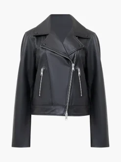 Connie Leather Biker Jacket