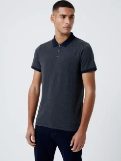 Contrast Collar Polo Shirt