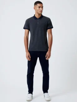 Contrast Collar Polo Shirt