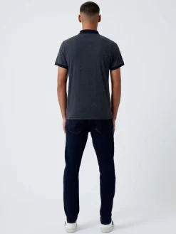 Contrast Collar Polo Shirt