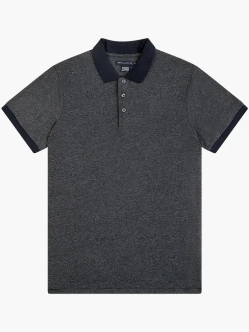 Contrast Collar Polo Shirt