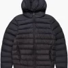 Contrast Row Puffer Coat