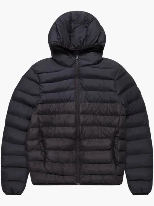 Contrast Row Puffer Coat