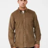 Cord Long Sleeve Oxford Shirt
