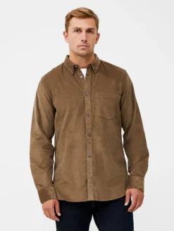 Cord Long Sleeve Oxford Shirt