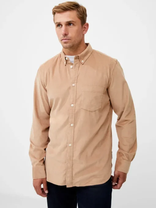 Cord Long Sleeve Oxford Shirt