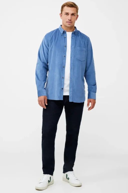 Cord Long Sleeve Oxford Shirt