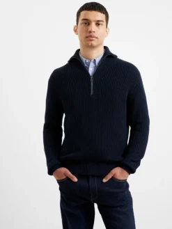 Cotton Half Zip Jumper
