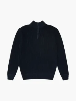 Cotton Half Zip Jumper