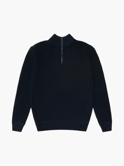Cotton Half Zip Jumper