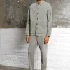 Cotton Herringbone Chore Overshirt
