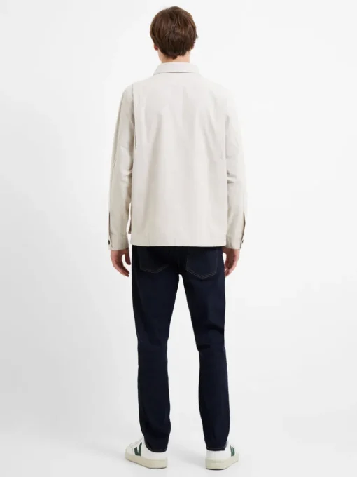 Cotton Herringbone Chore Overshirt
