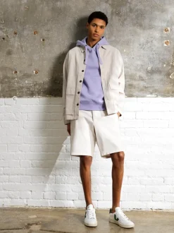Cotton Herringbone Chore Overshirt