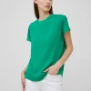 Crepe Light Crew Neck Top