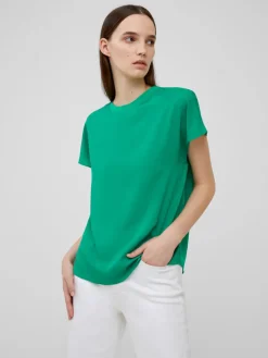 Crepe Light Crew Neck Top