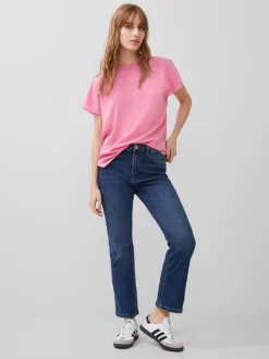 Crepe Light Crew Neck Top